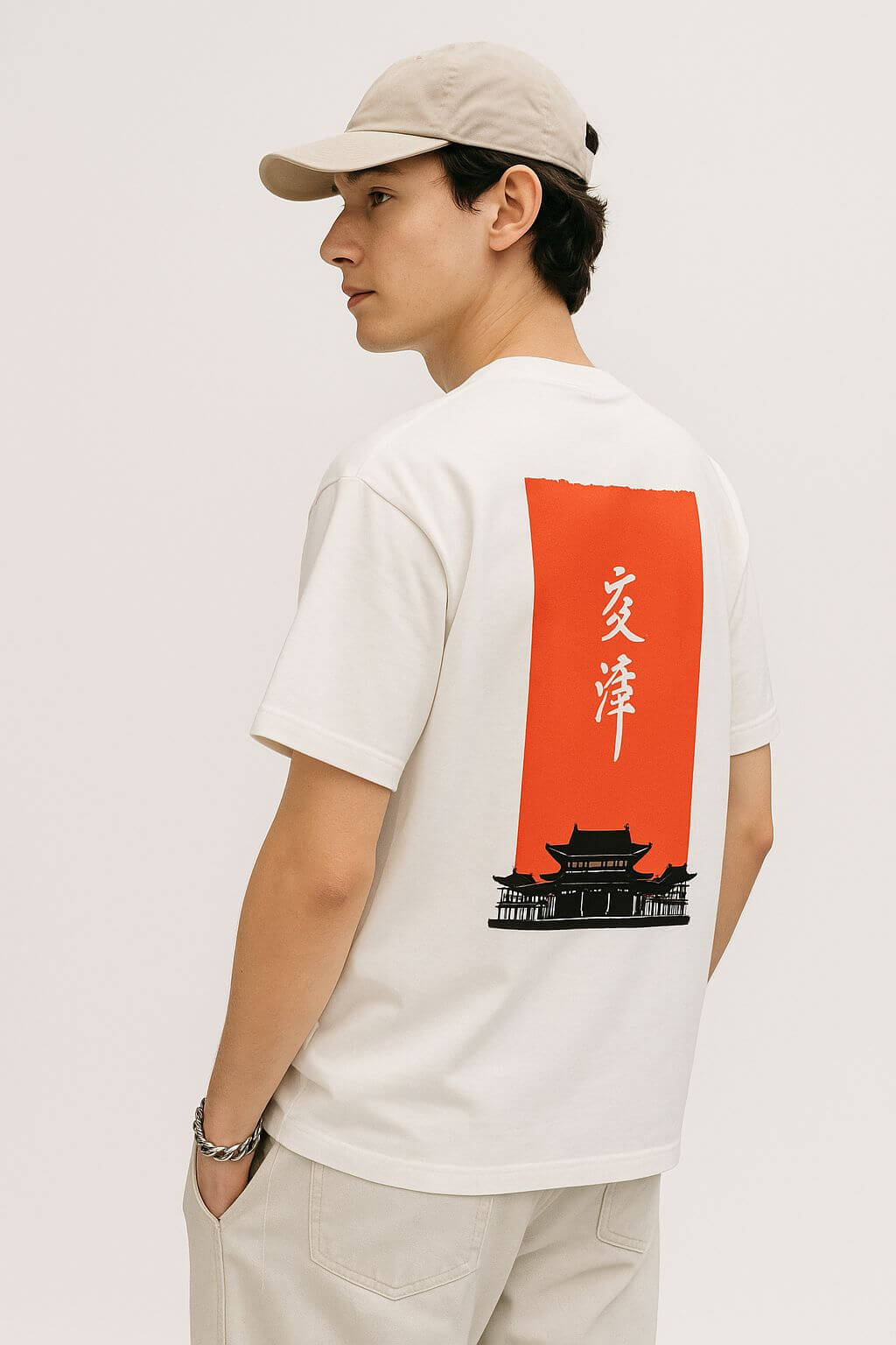 Zen & Conflict Oversized T-Shirt White - Image 2
