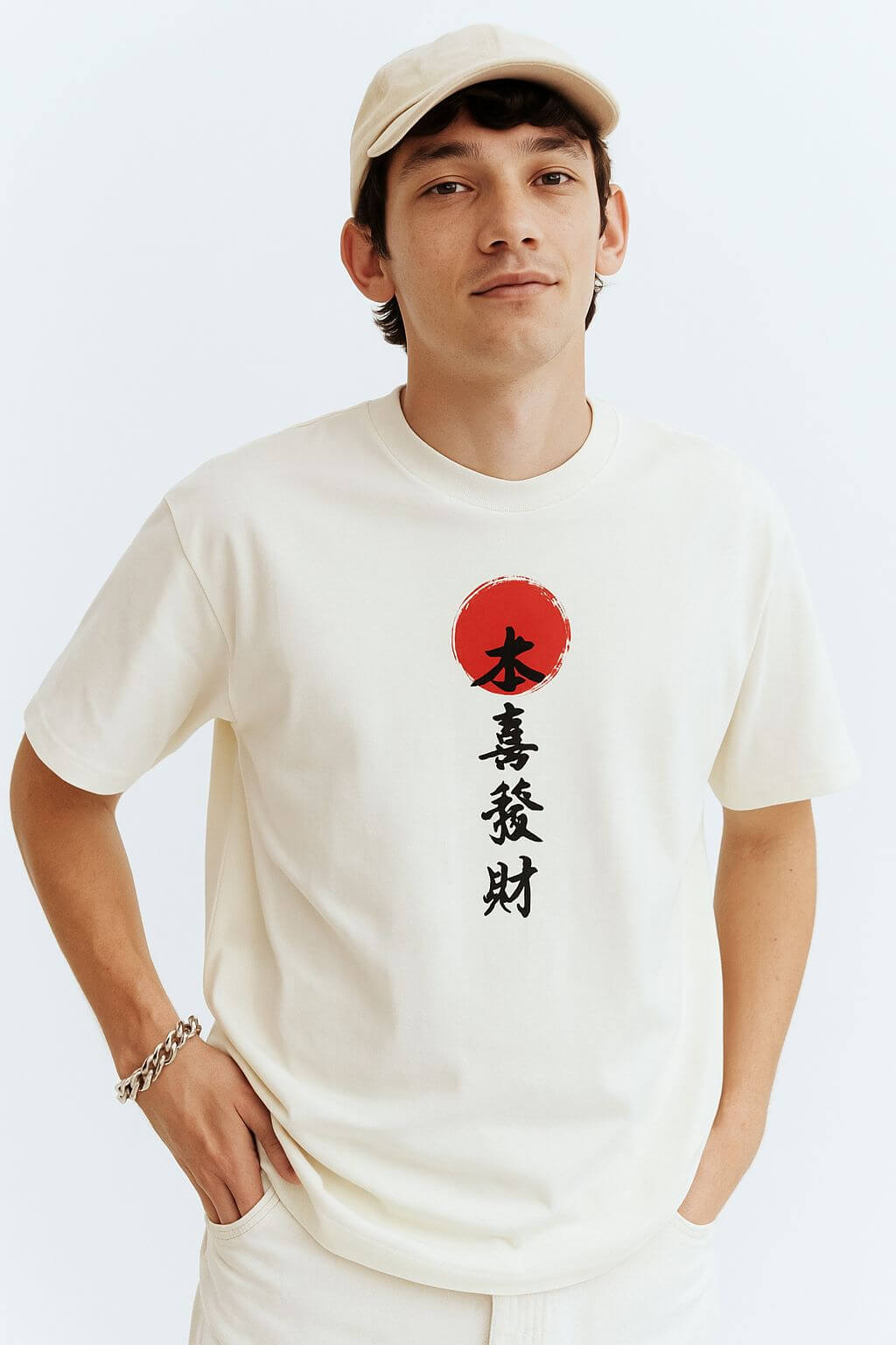 Zen & Conflict Oversized T-Shirt White - Image 3