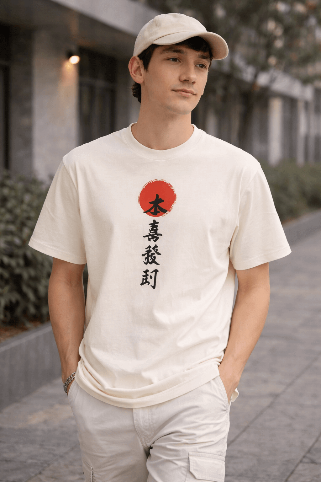 Zen & Conflict Oversized T-Shirt White