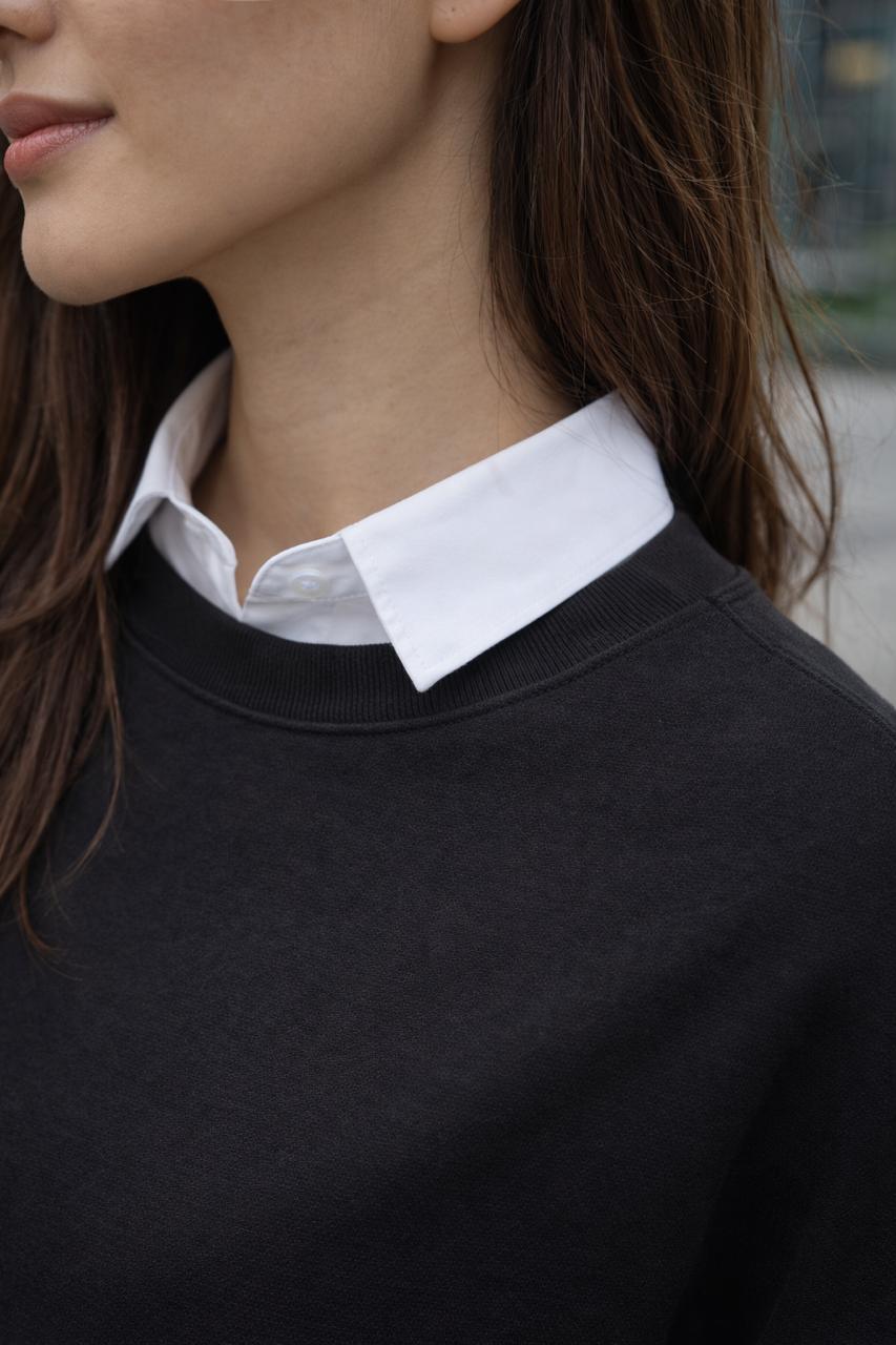 ESSENTIAL BLACK Oversized Sweatshirts - Image 6